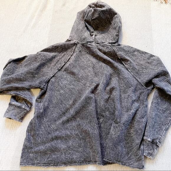 Torrid Black Mineral Wash Midi Hoodie - Size 1X - Picture 9 of 12